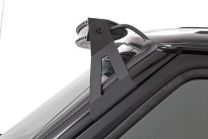 LED Light Bar - Rough Country - 50 Inch Black Series | Curved | Single Row - Black